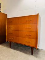 Retro vintage teak ladekast commode, Ophalen, A, A, A