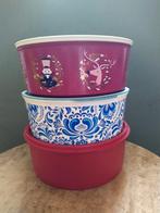 Koekjestrommels. Drie ronde dozen. Van Tupperware., Huis en Inrichting, Keuken | Tupperware, Ophalen of Verzenden, Zo goed als nieuw
