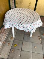 Ronde kunststof tuintafel, Ophalen, Gebruikt, Rond, Kunststof