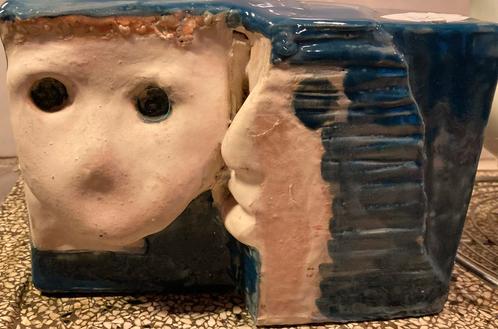 Beeld Handgemaakt Massief Keramiek Uniek stuk, Antiek en Kunst, Curiosa en Brocante, Verzenden