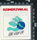 Sticker: Reimerswaal Ruimte - Ook voor U, Verzenden, Zo goed als nieuw, Bedrijf of Vereniging