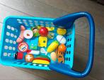 AH winkelwagen (plastic) met houten boodschappen, Ophalen, Gebruikt, Hout, Speelkeuken-accessoire