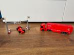 Lego race set Ferrari grote truck, raceauto en finish 8153, Ophalen of Verzenden, Zo goed als nieuw