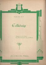 Ba30 bladmuziek erlkonig klassieke serie no2   ---, Muziek en Instrumenten, Bladmuziek, Ophalen of Verzenden, Gebruikt, Artiest of Componist