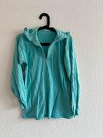 Blauw longsleeve shirt met halve rits, maat M, Ophalen of Verzenden, Zo goed als nieuw, Maat 38/40 (M), Blauw