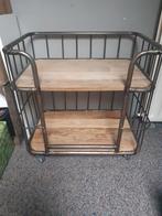 Industrieel Bakkerskastje op Wieltjes, Huis en Inrichting, Kasten | Overige, Ophalen, Gebruikt