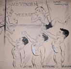 1934 Originele Sytze Henstra tekening turnster Wiesje Wolzak, Verzamelen, Ophalen, Buitenlandse clubs, Poster, Plaatje of Sticker