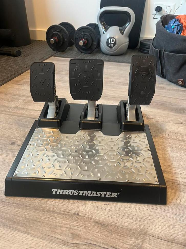 Thrustmaster T-LCM pedalen, Spelcomputers en Games, Spelcomputers | Sony PlayStation Consoles | Accessoires, Zo goed als nieuw