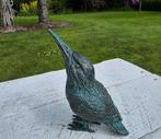 Bronzen IJSVOGEL / brons / 10 cm hoog, Dierenbeeld, Nieuw, Info@huisentuindecoratiemarie.nl, Huis en tuin decoratie marie