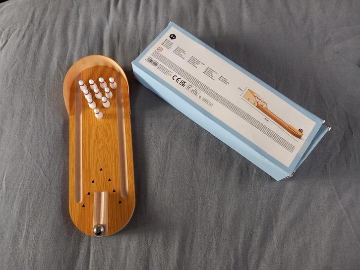 Mini Bowlingbaan, Hobby en Vrije tijd, Gezelschapsspellen | Bordspellen, Zo goed als nieuw, Ophalen of Verzenden