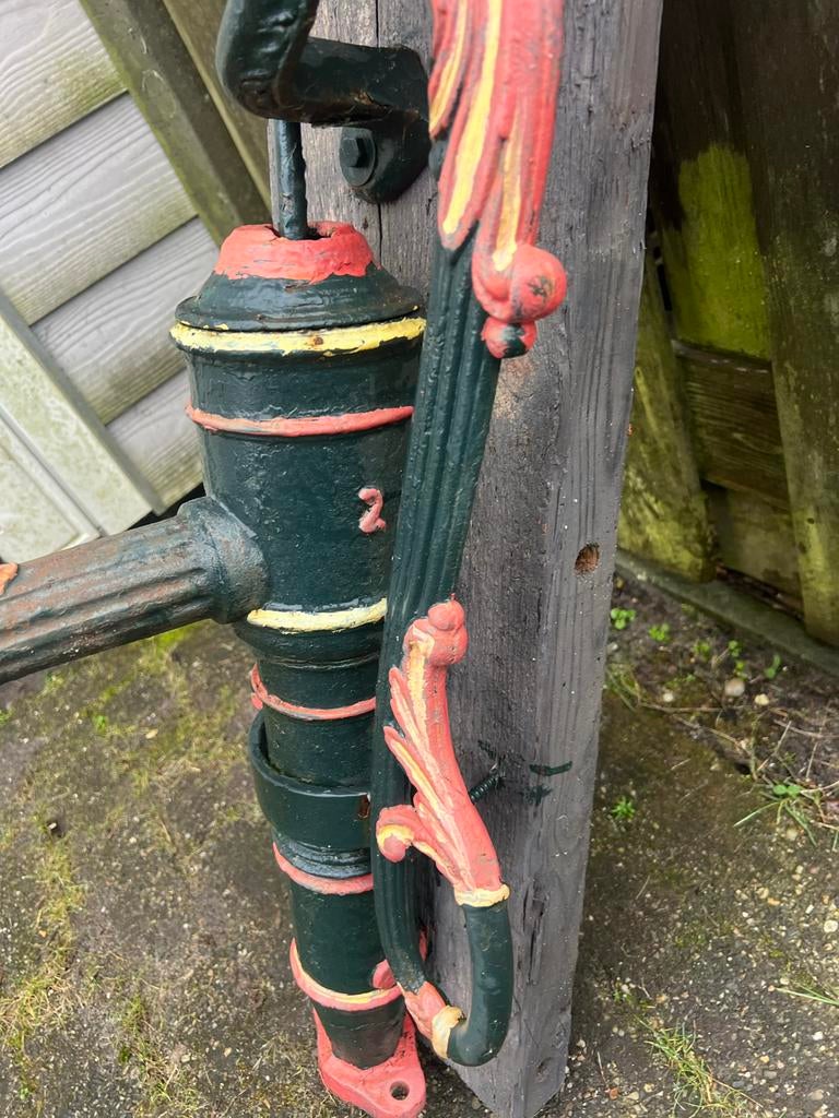 Vintage Oude Hand Waterpomp - Tuindecoratie, Ophalen of Verzenden, Gebruikt, Handmatig, Overige typen