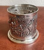 Verzilverd lepelvaasje Douwe Egberts / Herbert Hooijkaas, Ophalen of Verzenden, Zilver