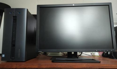Medion i5 8400 Desktop PC - HP ZR2440w monitor, Computers en Software, Desktop Pc's, Gebruikt, 2 tot 3 Ghz, SSD, 8 GB, Met monitor
