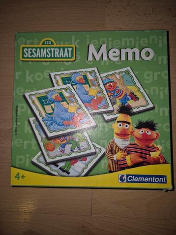 Sesamstraat Memo Spel - Clementoni beschikbaar voor biedingen