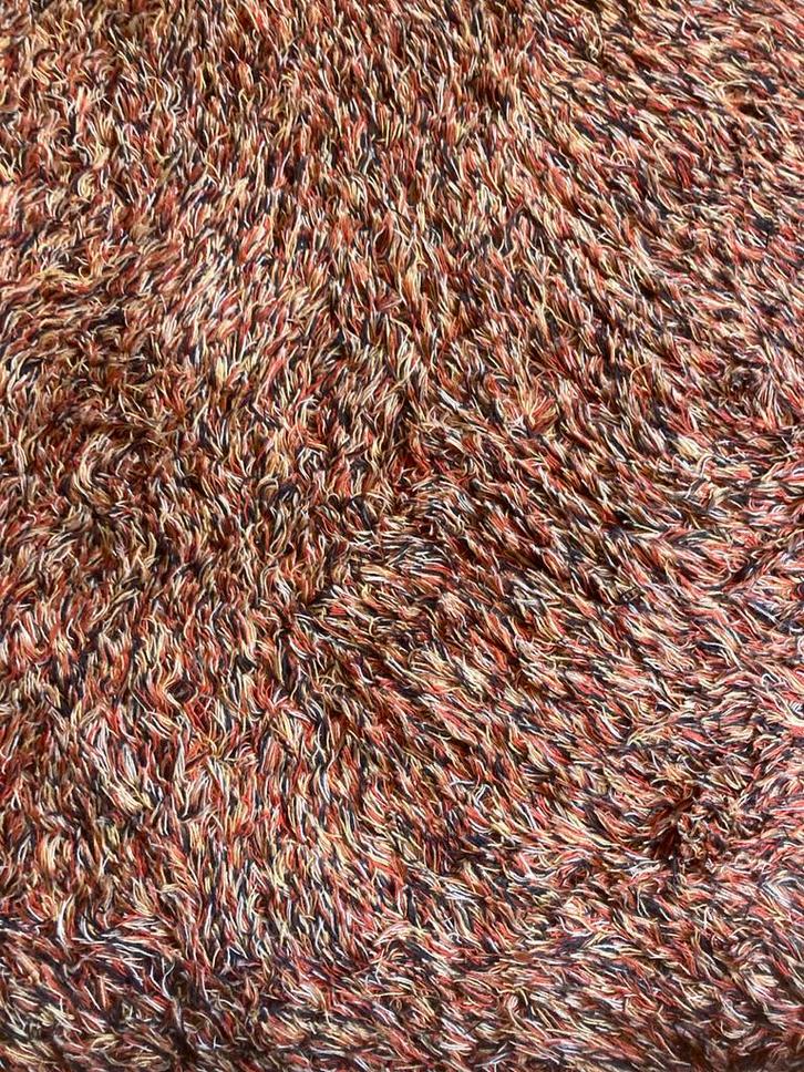 Kamgaren vloerkleed 300x170cm roodbruin gemeleerd, Huis en Inrichting, Stoffering | Tapijten en Kleden, Gebruikt, 150 tot 200 cm