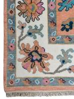 Handgeknoopt oosters Ushak tapijt floral koraal 248x307cm, 200 cm of meer, Nieuw, 200 cm of meer, Overige kleuren