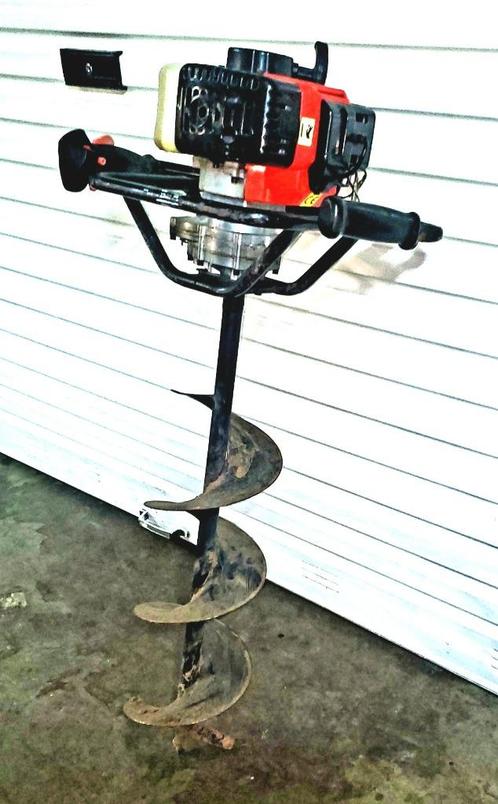 BORG AG52 Grondboor – Sterke 52cc motor, Boort als een beest, Tuin en Terras, Hand-tuingereedschap, Gebruikt, Grondboor, Ophalen