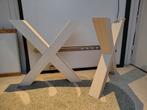 Tafelpoten | x-vorm, Huis en Inrichting, Tafelonderdelen, Ophalen, Minder dan 50 cm, Gebruikt, 50 tot 100 cm