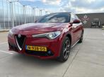 Alfa Romeo Stelvio 2.2 JTD AT 210pk AWD 2018 Rood, Auto's, Alfa Romeo, Euro 6, 1634 kg, Leder, Bruin