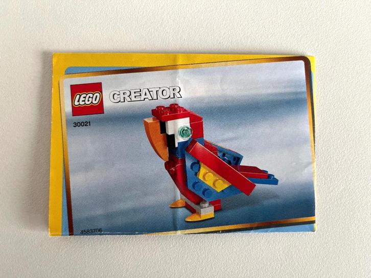 LEGO Creator: 30021 Papegaai, Kinderen en Baby's, Speelgoed | Duplo en Lego, Zo goed als nieuw, Lego, Complete set, Verzenden