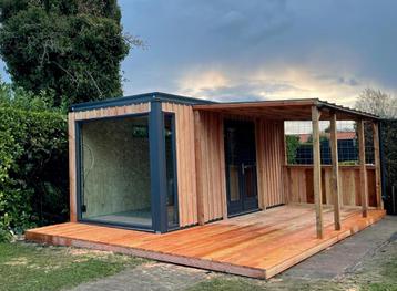 Tiny house, atelier, zorgwoning (verplaatsbaar) met veranda beschikbaar voor biedingen