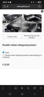 Dakgoot antraciet rvs regenpijp Nieuw, diy zonder solderen., Nieuw, Rvs, 80 mm of meer, Dakgoot