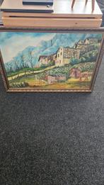 Schilderij, de plaats Calella. 1971., Ophalen