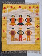 Vintage Poolse Kilim Janowska, Przybyłowicz - 1 x 1.25 m, Gebruikt, Onbekend, Vintage Pools, Onbekend