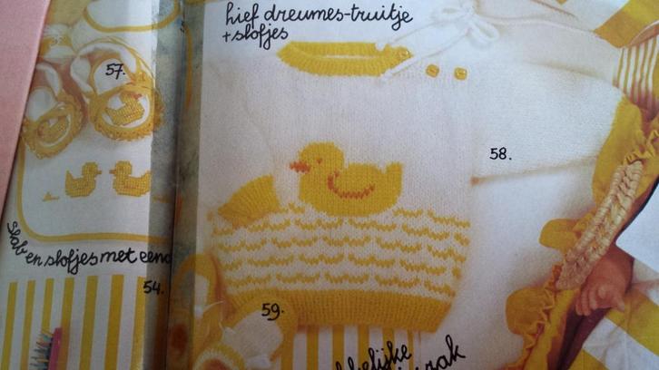 Badeendje trui breipatroon, Hobby en Vrije tijd, Breien en Haken, Zo goed als nieuw, Breien, Patroon of Boek, Verzenden