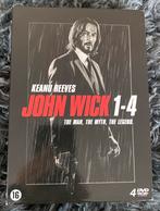 Keanu Reeves - John Wick 1-4 - The Man, The Myth, The Legend, Vanaf 16 jaar, Boxset, Ophalen of Verzenden, Zo goed als nieuw