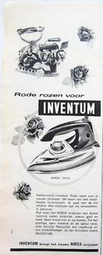 3 vintage reclames advertenties 58-62 strijkijzer wasmachine, Verzamelen, Gebruikt, Ophalen