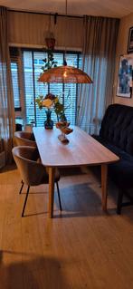 Houten eetkamer tafel, Scandinavisch, kwantum, Huis en Inrichting, Tafels | Eettafels, Ophalen, Vijf personen of meer, Rechthoekig