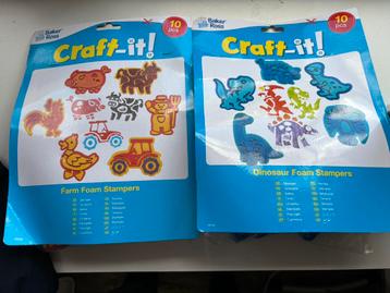 Foam stempels thema boerderij en dinos -NIEUW- beschikbaar voor biedingen