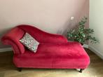 Rode chaise longue, Huis en Inrichting, Banken | Sofa's en Chaises Longues, Ophalen, Hout, Eenpersoons, Minder dan 75 cm