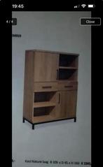 Eiken kast, Ophalen of Verzenden, Zo goed als nieuw, 25 tot 50 cm, Minder dan 150 cm