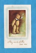 Komische kaart met Teddy-Beer met sigaret/wandelstok  B331, Verzamelen, Ansichtkaarten | Themakaarten, Ongelopen, Kinderen, 1920 tot 1940