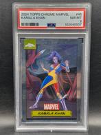 Kamala khan topps chrome marvel #45 PSA 8, Verzenden, Zo goed als nieuw, Losse kaart