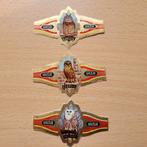 3 setjes sigarenbandjes uiltje, Verzamelen, Ophalen of Verzenden, Sigarenbandjes