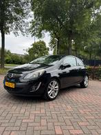 Opel Corsa 1.4 64KW 3D 2014 Zwart Color edition, Auto's, Voorwielaandrijving, 1398 cc, Zwart, Handgeschakeld