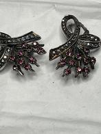 Zilveren oorbellen met amethyst, Verzenden, Paars, Zilver, Hangers
