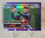 Max Verstappen F1 2023 Topps Chrome Purple 116/399 #147, Ophalen of Verzenden, Zo goed als nieuw, Plaatje