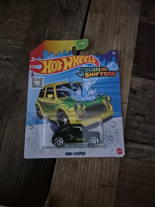 hot wheels color shifters mini cooper nieuw, Kinderen en Baby's, Speelgoed | Speelgoedvoertuigen, Nieuw, Ophalen of Verzenden