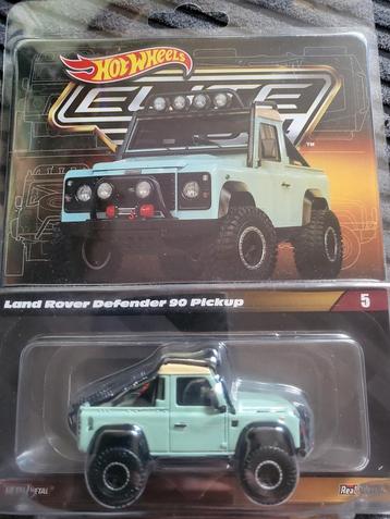 Hot Wheels Elite 64 Land Rover Defender 90 Pickup beschikbaar voor biedingen