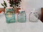 3 stuks voorraad potten groot, Ophalen of Verzenden, Zo goed als nieuw, Glas, Pot, Bus of Blik
