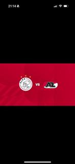 2 kaarten Ajax-Az 1e ring, Tickets en Kaartjes, Twee personen, Oktober