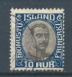 B934 - Scandinavië - Ijsland – Dienst MiNr 36 (gestempeld), Verzenden, IJsland, Gestempeld