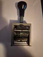 Vintage Nummerstempel, Ophalen of Verzenden, Gebruikt, Overige typen