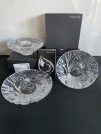 3 Orrefors Icy waxinelichthouders nieuw in doos, Antiek en Kunst, Ophalen of Verzenden