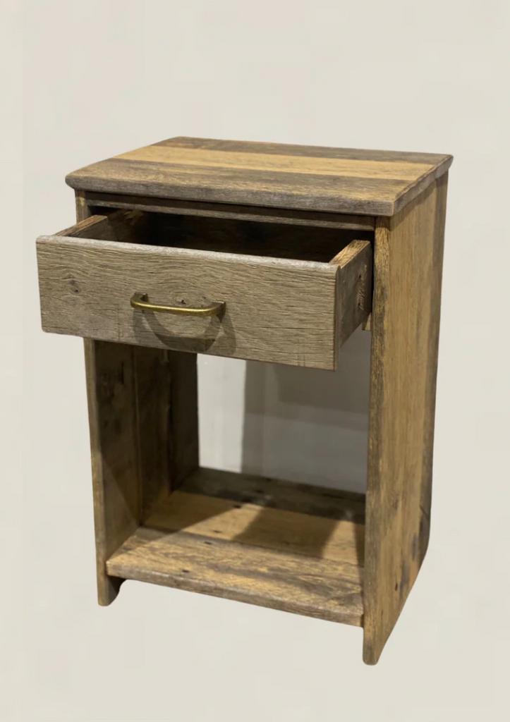 Barnwood Nachtkastje, Huis en Inrichting, Slaapkamer | Nachtkastjes, Nieuw, Hout, Ophalen