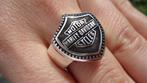 925 zilver biker ring Harley Davidson maat 19,5 - Vanoli, Sieraden, Tassen en Uiterlijk, Ringen, Nieuw, Heer, Ophalen of Verzenden